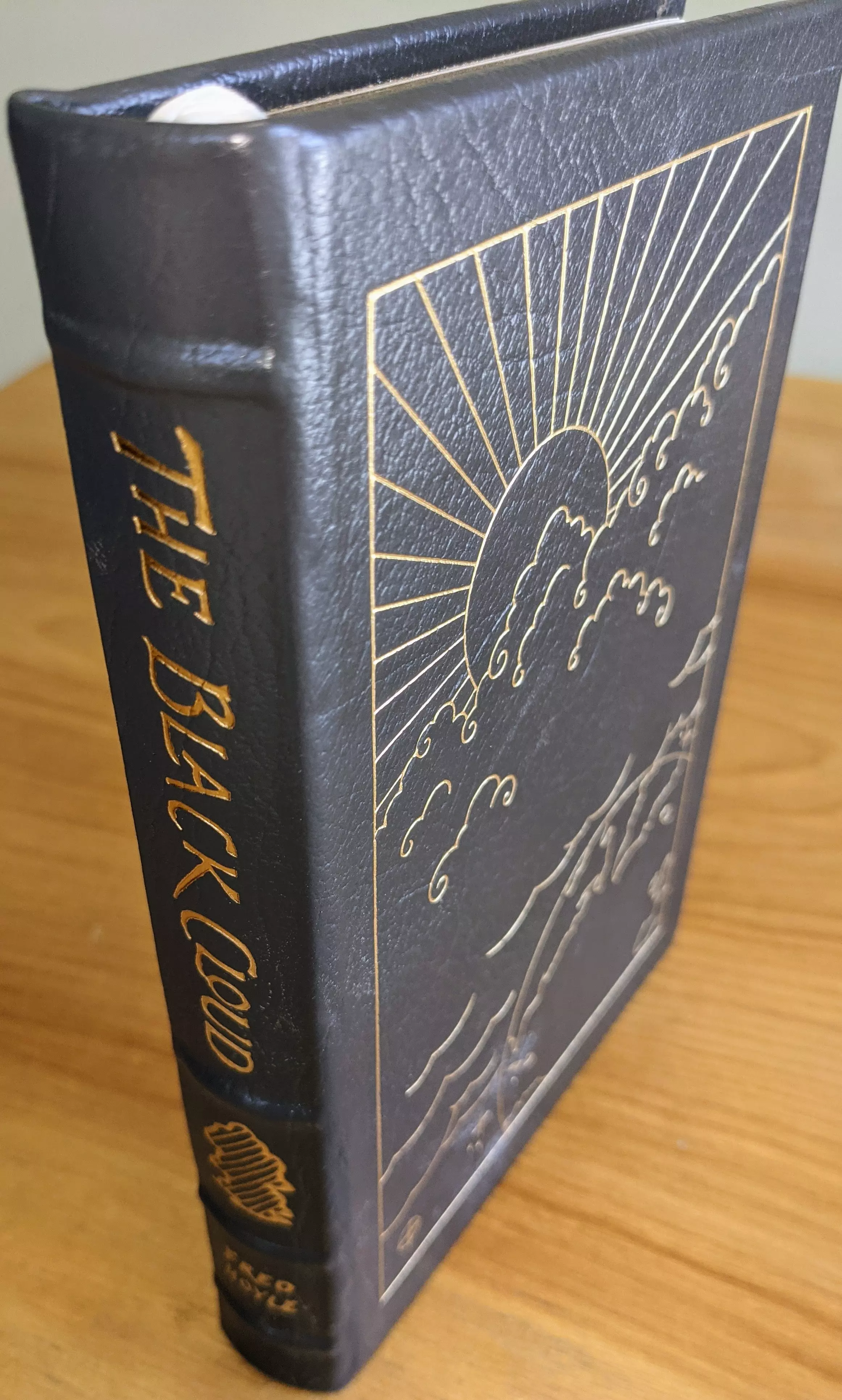 Stunning Grey Leather Bound hardback book with hubbed spine, cover artwork in 22kt gold, printed on archival paper with gold gilded edges, smyth sewing & concealed muslin joints
	  - original artwork by Unknown